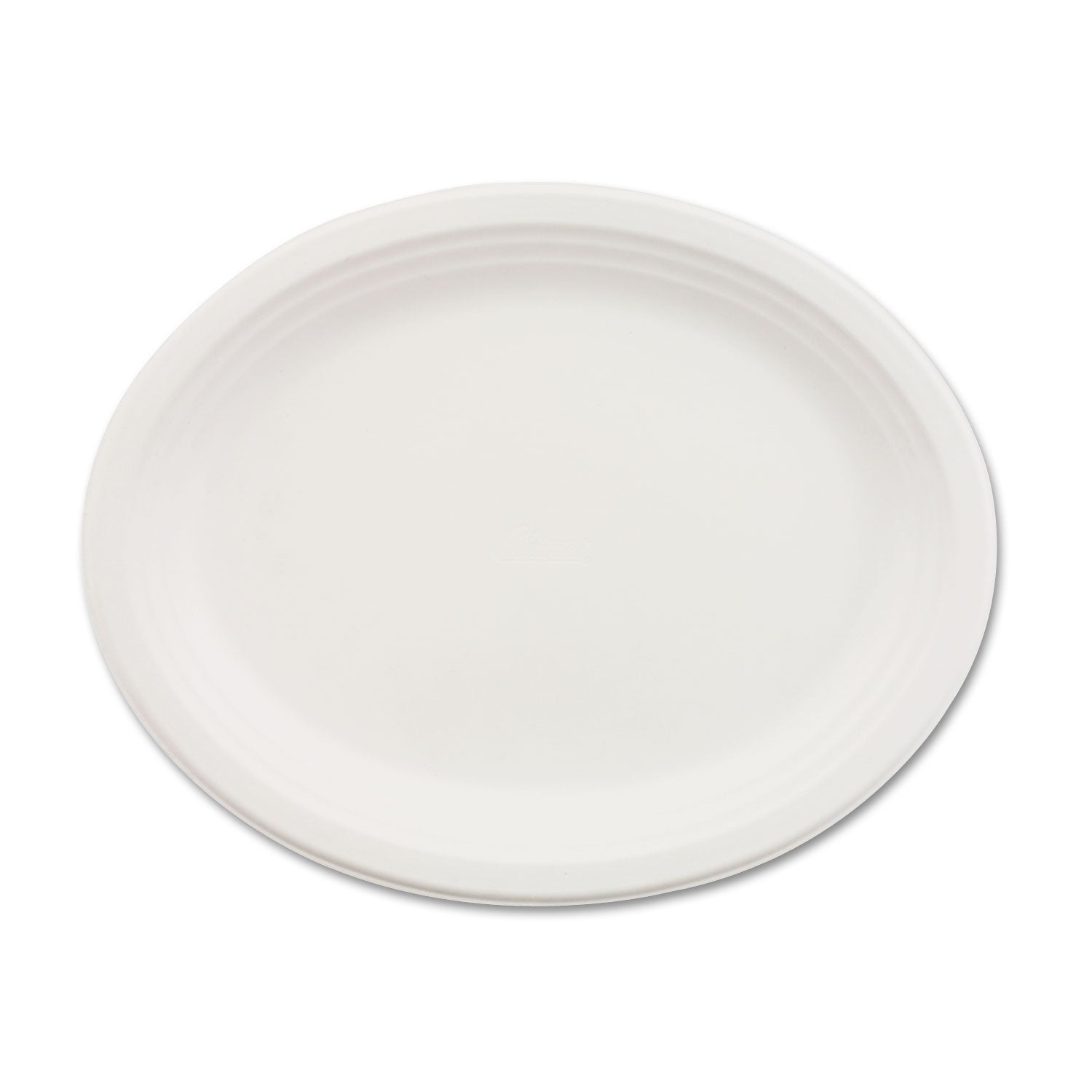 Classic Paper Dinnerware, Oval Platter, 9.75 x 12.5, White, 500/Carton - 