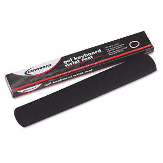 Fabric-Covered Gel Keyboard Wrist Rest, 19 x 2.87, Black - 