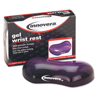Gel Mouse Wrist Rest, 4.75 x 3.12, Purple - 