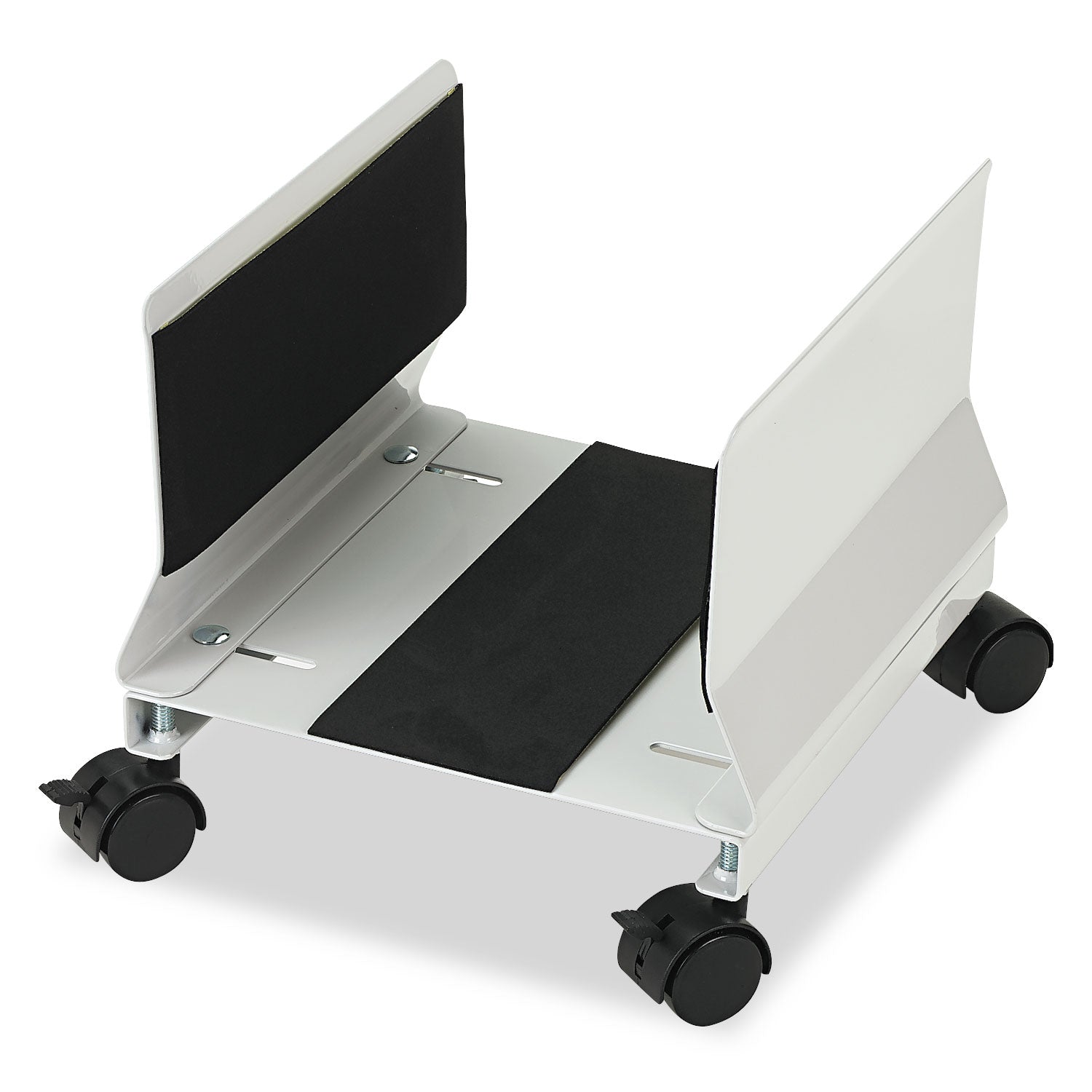 Metal Mobile CPU Stand, 10.25w x 10.63d x 9.75h, Light Gray - 