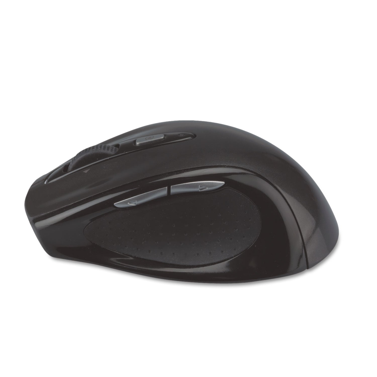 Wireless Optical Mouse with USB-A, 2.4 GHz Frequency/32 ft Wireless Range, Left/Right Hand Use, Gray/Black - 