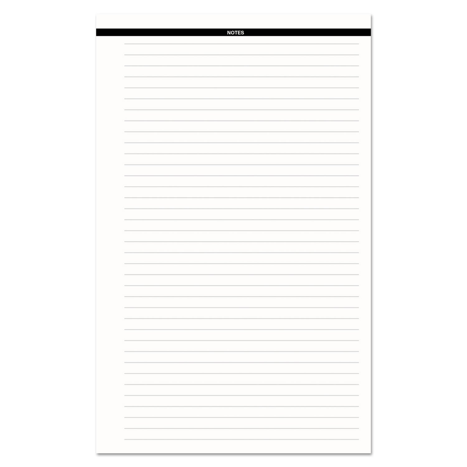 Recycled Weekly Appointment Book, 8 x 5, Black Cover, 12-Month (Jan to Dec): 2024 - 