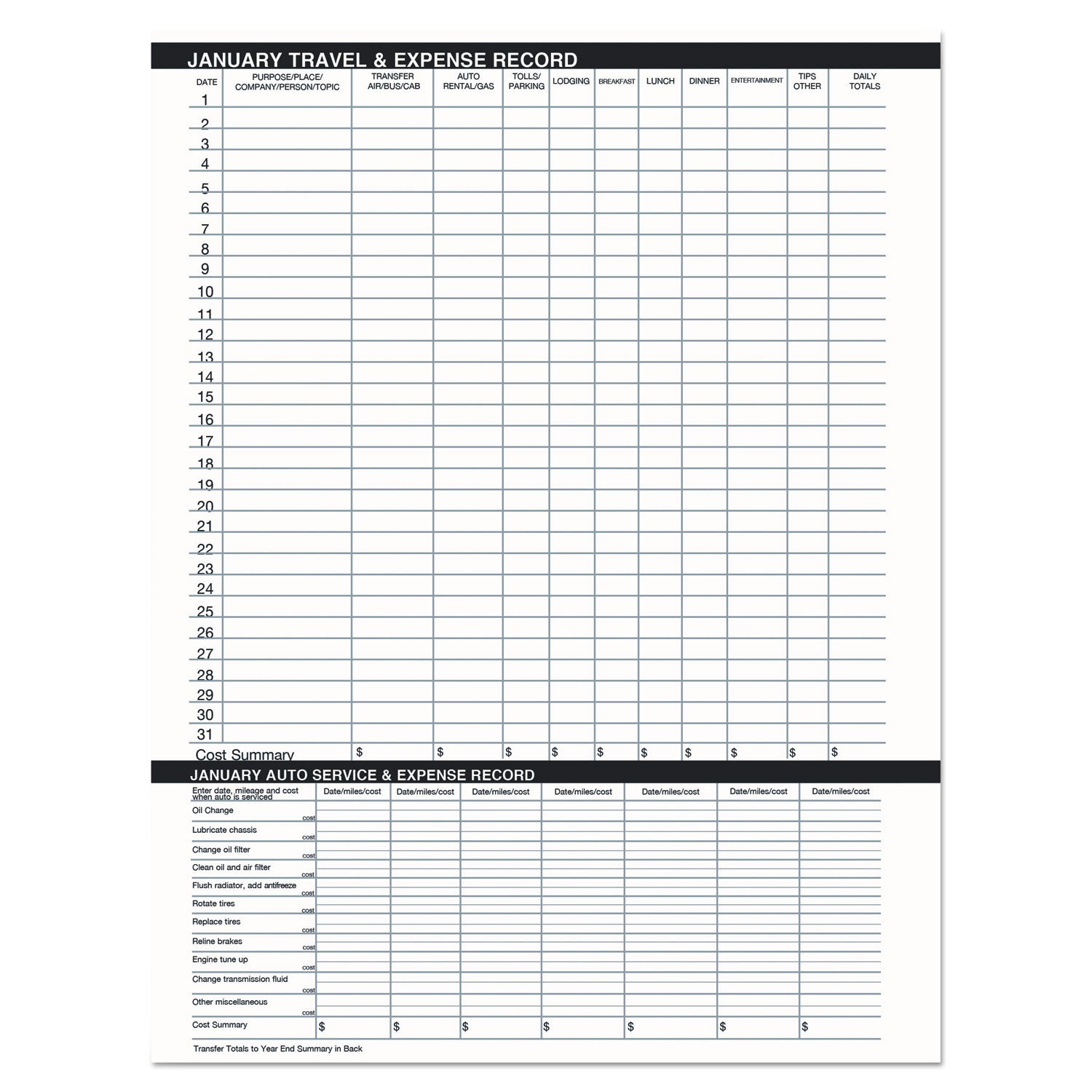 14-Month Recycled Ruled Monthly Planner, 8.75 x 6.78, Black Cover, 14-Month (Dec to Jan): 2023 to 2025 - 