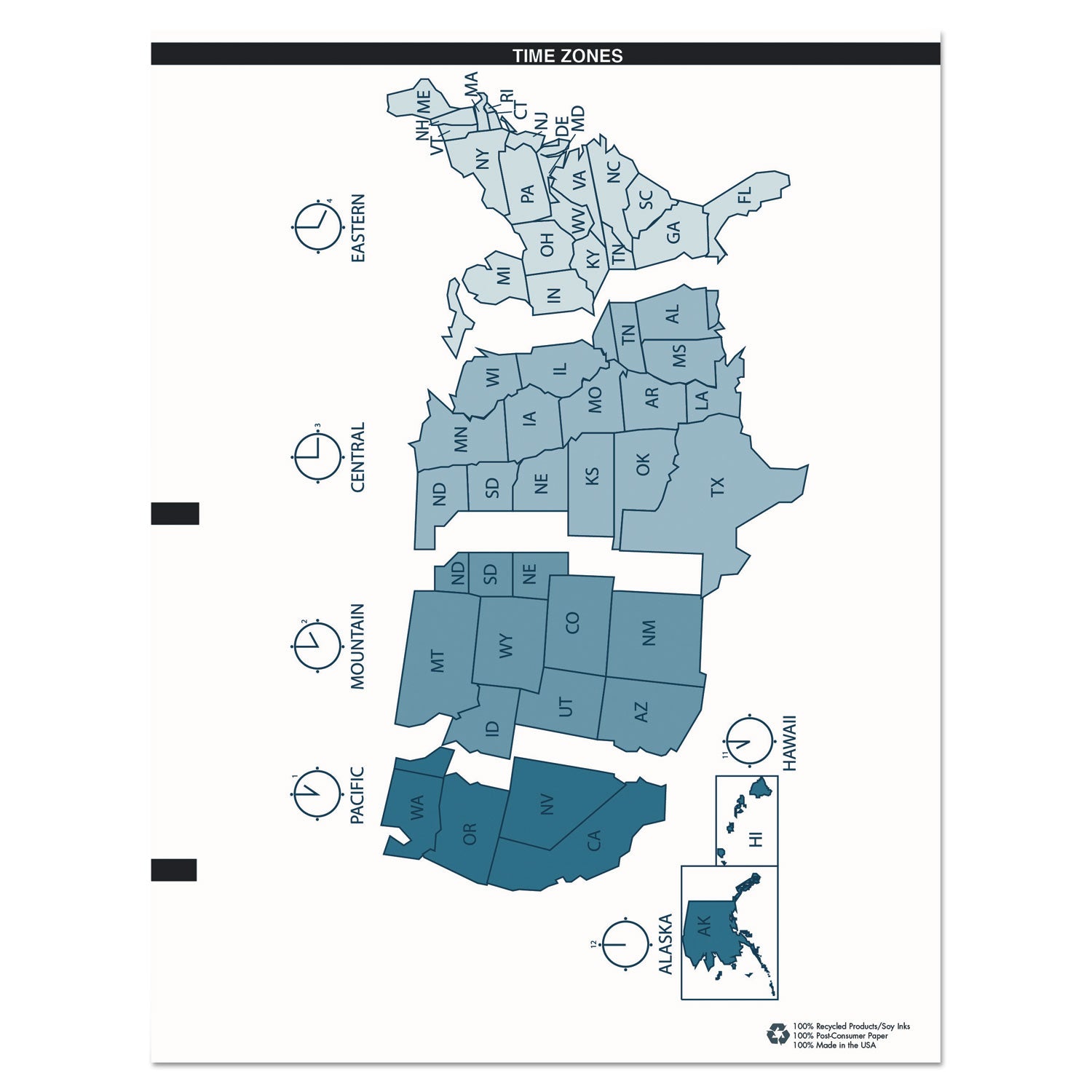 14-Month Recycled Ruled Monthly Planner, 8.75 x 6.78, Black Cover, 14-Month (Dec to Jan): 2023 to 2025 - 