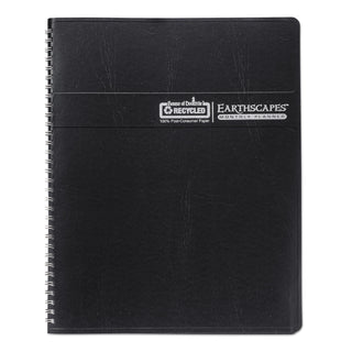 Earthscapes Recycled Ruled Monthly Planner, Landscapes Color Photos, 11 x 8.5, Black Cover, 14-Month (Dec-Jan): 2023-2025