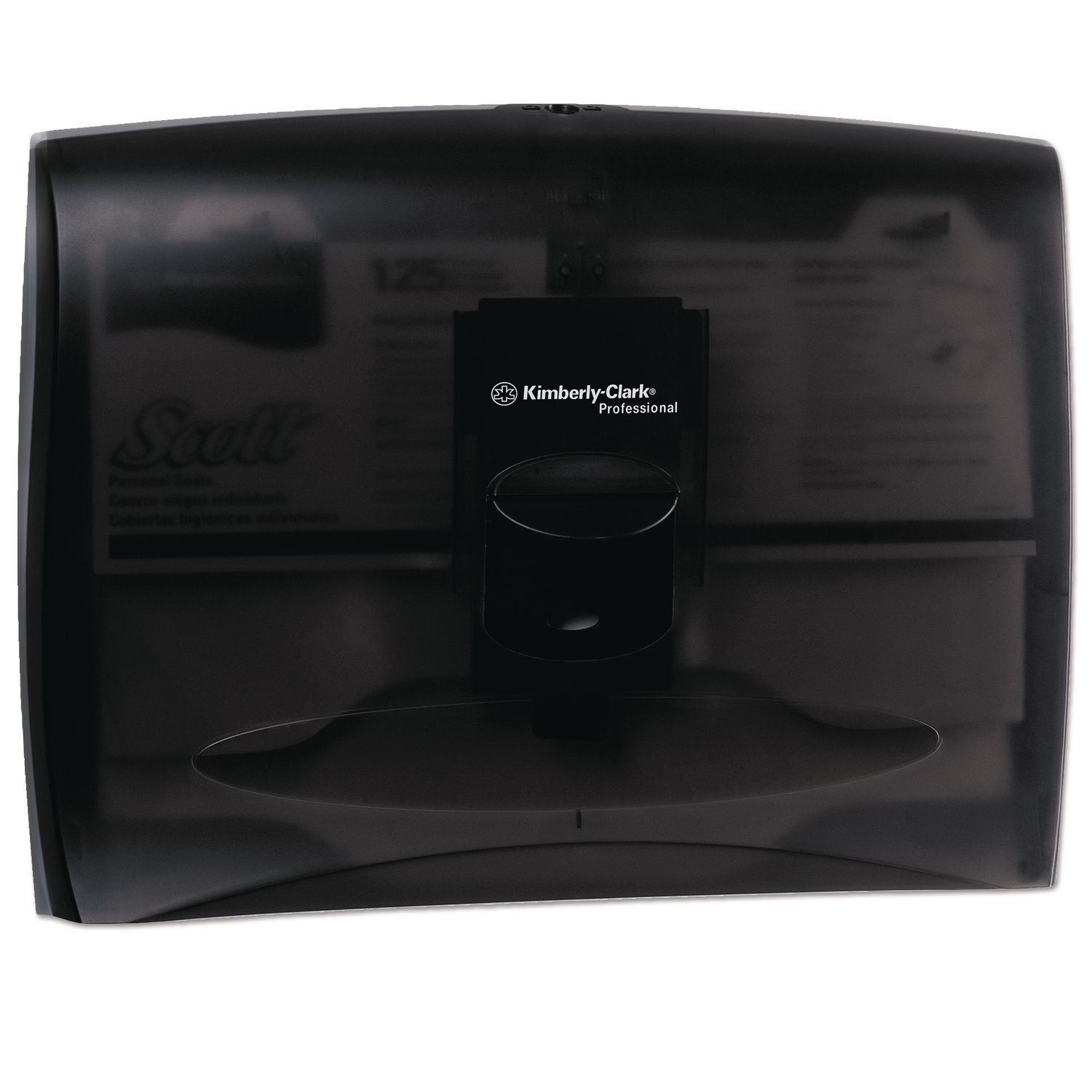Personal Seat Cover Dispenser, 17.5 x 2.25 x 13.25, Black
