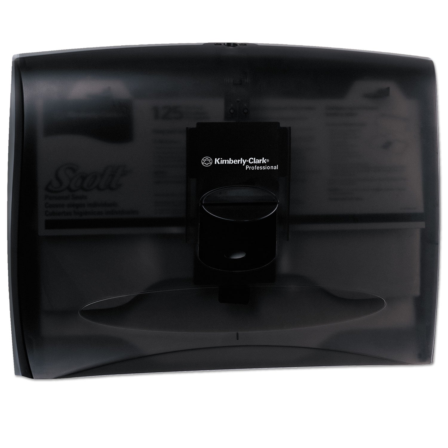 Personal Seat Cover Dispenser, 17.5 x 2.25 x 13.25, Black - 