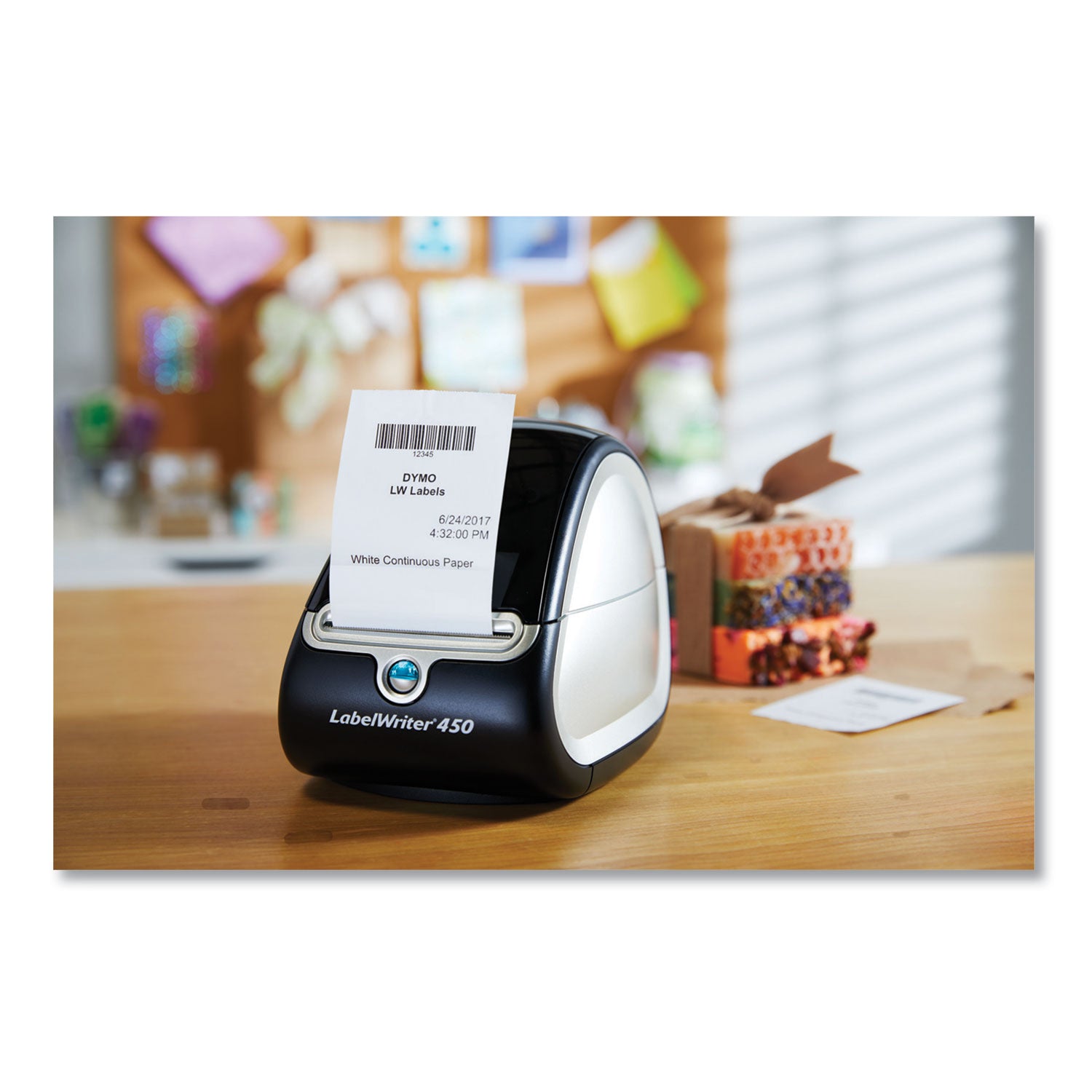 LabelWriter Continuous-Roll Receipt Paper, 2.25" x 300 ft, White - 