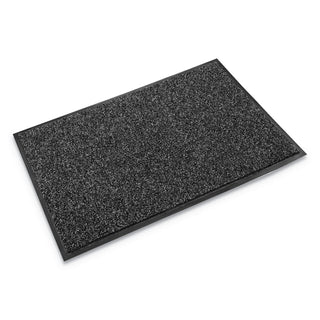 Cross-Over Indoor/Outdoor Wiper/Scraper Mat, Olefin/Poly, 48 x 72, Gray - 1