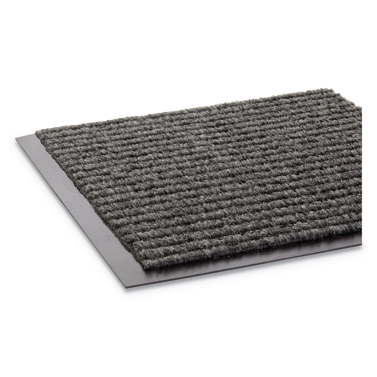 Needle Rib Wipe and Scrape Mat, Polypropylene, 48 x 72, Gray - 
