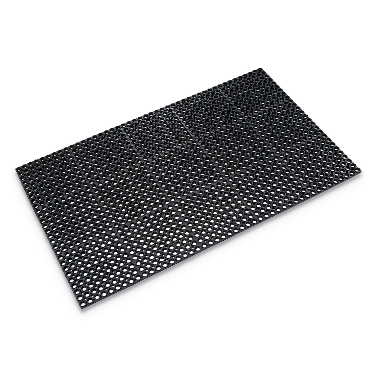 Safewalk Heavy-Duty Anti-Fatigue Drainage Mat, General Purpose, 36 x 60, Black - 