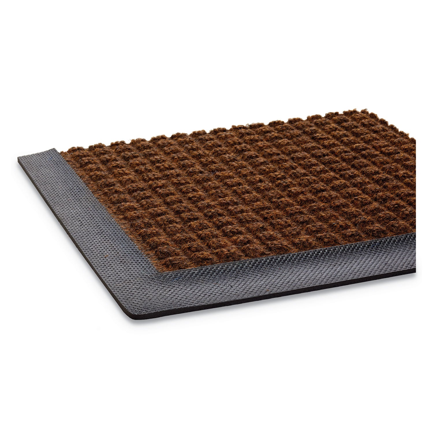 Super-Soaker Wiper Mat with Gripper Bottom, Polypropylene, 36 x 120, Dark Brown - 