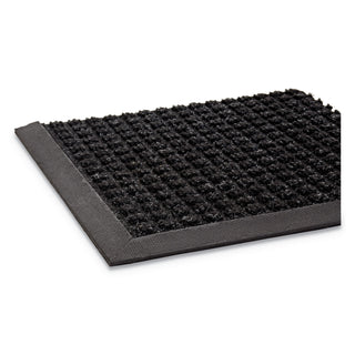 Super-Soaker Wiper Mat with Gripper Bottom, Polypropylene, 46 x 72, Charcoal - 