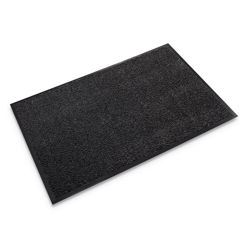 Dust-Star Microfiber Wiper Mat, 48 x 72, Charcoal - 1