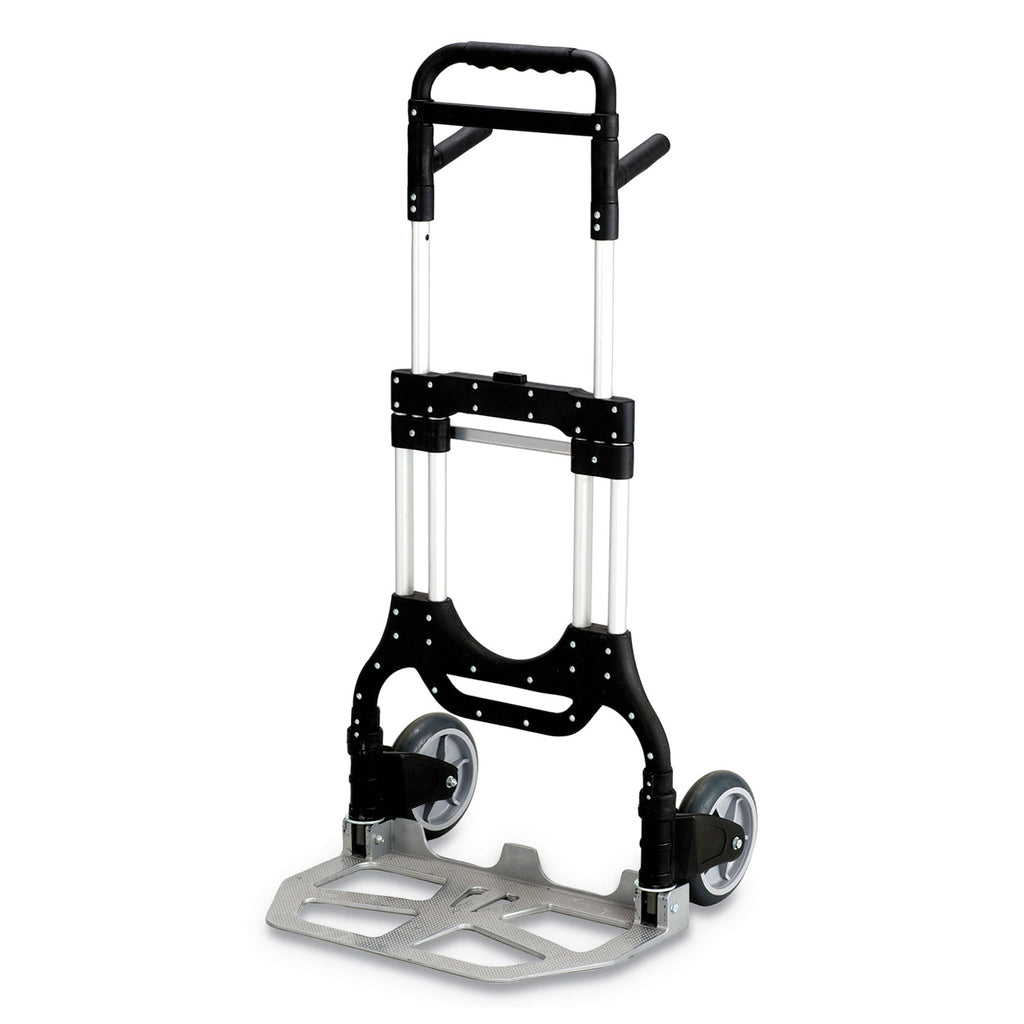 Stow-Away Heavy-Duty Hand Truck, 500 lb Capacity, 23 x 24 x 50, Aluminum - 