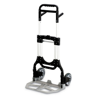 Stow-Away Heavy-Duty Hand Truck, 500 lb Capacity, 23 x 24 x 50, Aluminum - 