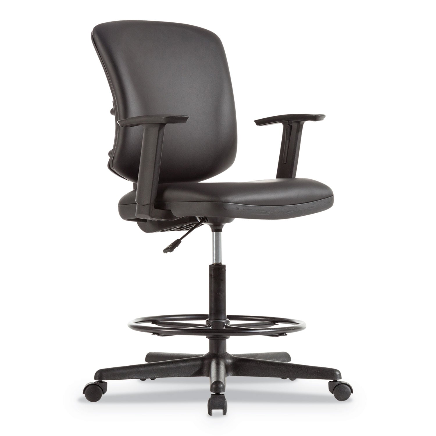 alera-everyday-task-stool-bonded-leather-seat-back-supports-up-to-275-lb-209-to-296-seat-height-black_alete4619 - 1