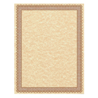 parchment-certificates-vintage-85-x-11-copper-with-burgundy-gold-foil-border-50-pack_sou91350 - 1