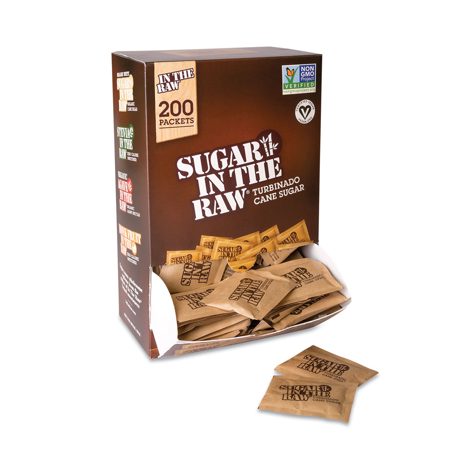 Sugar Packets, 0.2 oz Packets, 200 Packets/Box, 2 Boxes/Carton - 