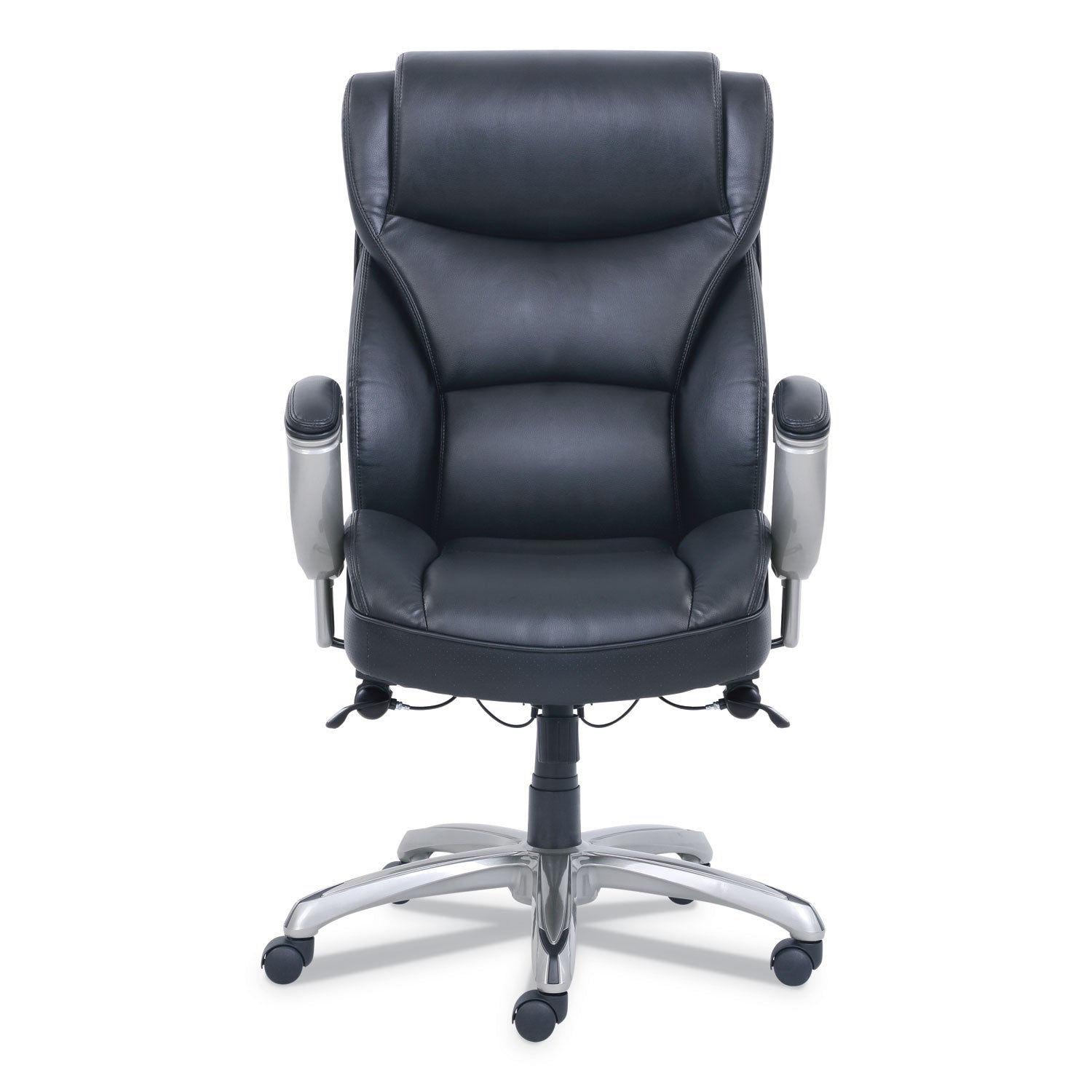 emerson-big-and-tall-task-chair-supports-up-to-400-lb-195-to-225-seat-height-black-seat-back-silver-base_srj49416blk - 2