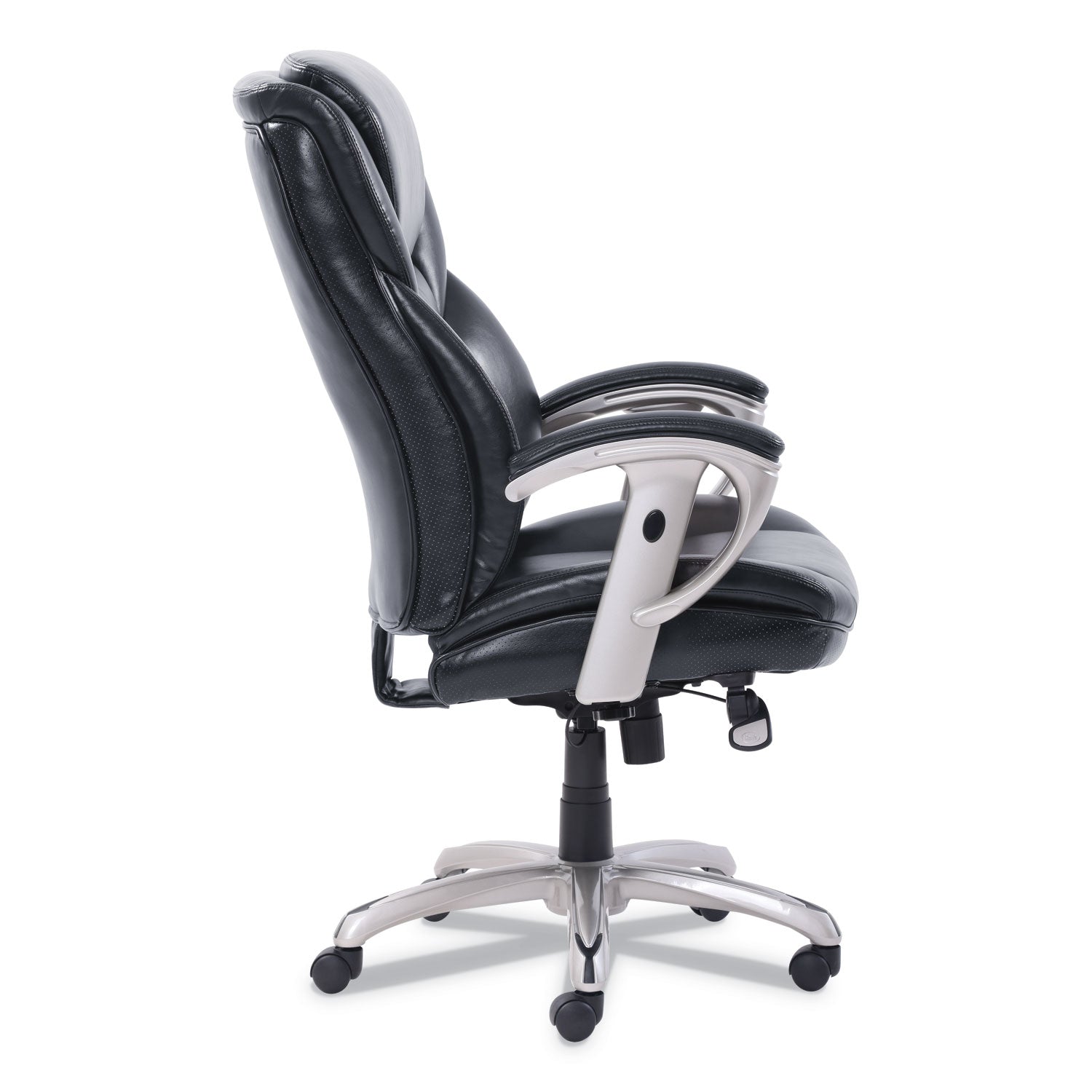 emerson-executive-task-chair-supports-up-to-300-lb-19-to-22-seat-height-black-seat-back-silver-base_srj49710blk - 3