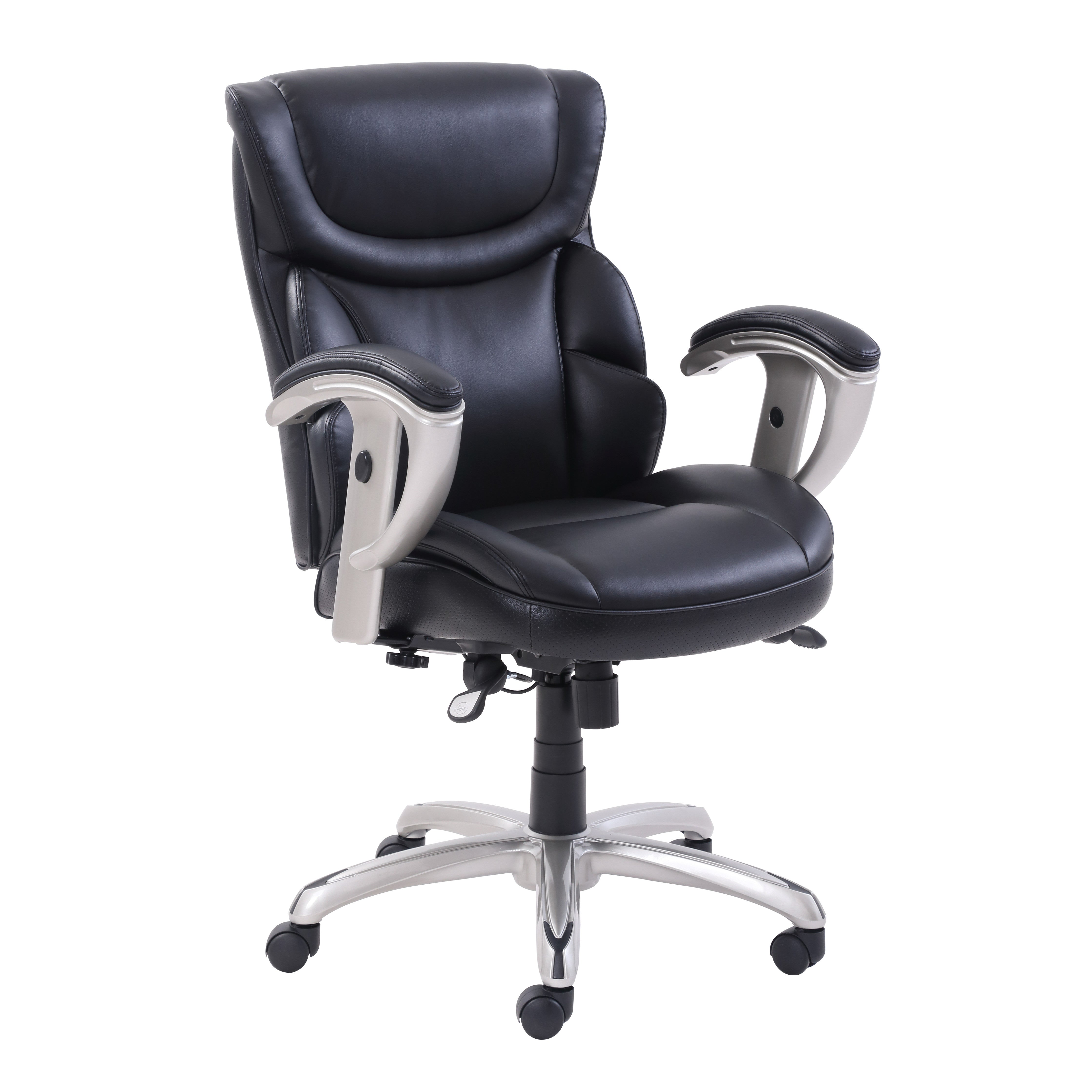 emerson-task-chair-supports-up-to-300-lb-1875-to-2175-seat-height-black-seat-back-silver-base_srj49711blk - 1