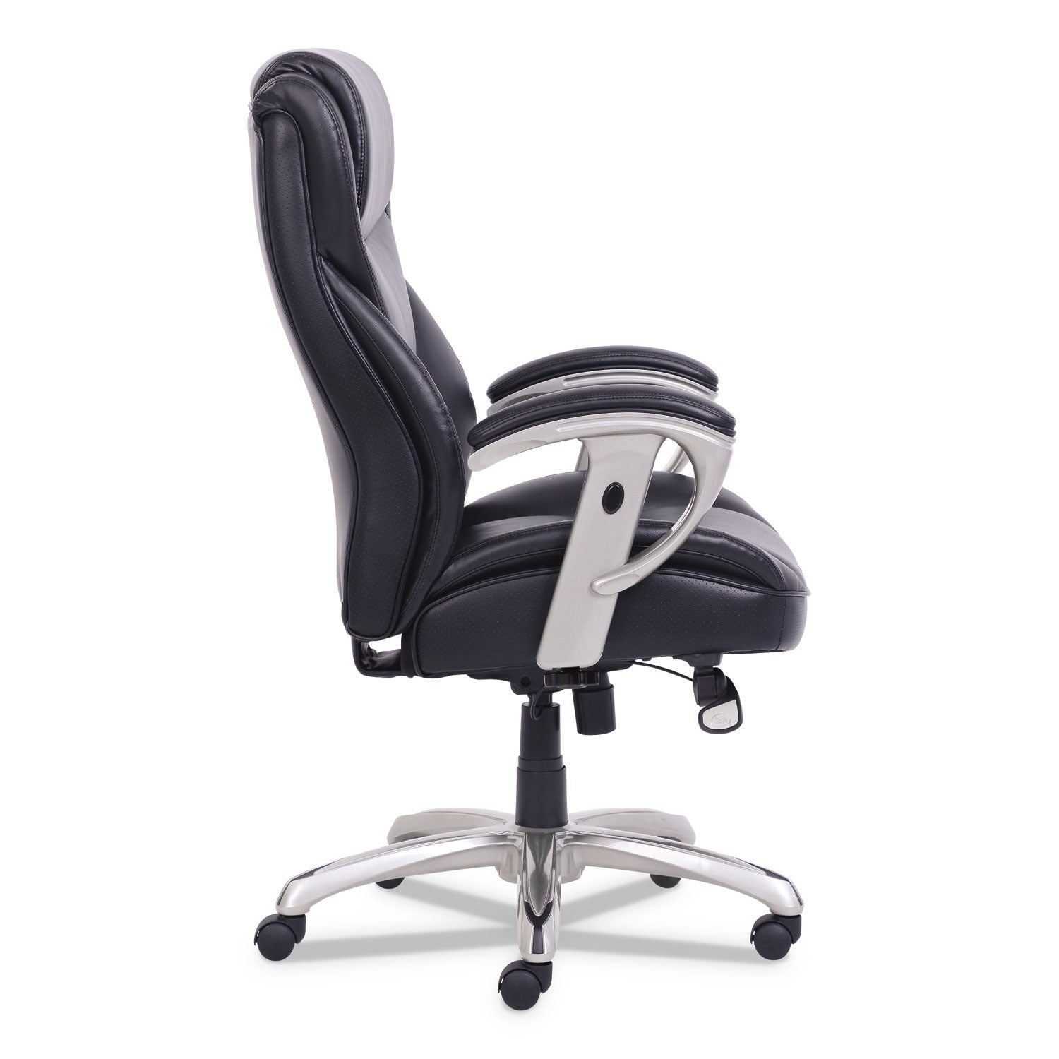 emerson-big-and-tall-task-chair-supports-up-to-400-lb-195-to-225-seat-height-black-seat-back-silver-base_srj49416blk - 3