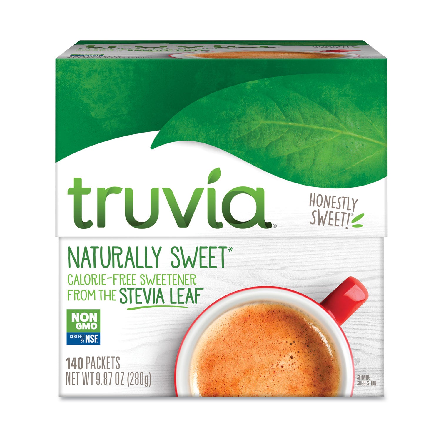 Natural Sugar Substitute, 140 Packets/Box - 