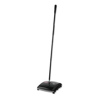 Dual Action Sweeper, 44" Steel/Plastic Handle, Black/Yellow