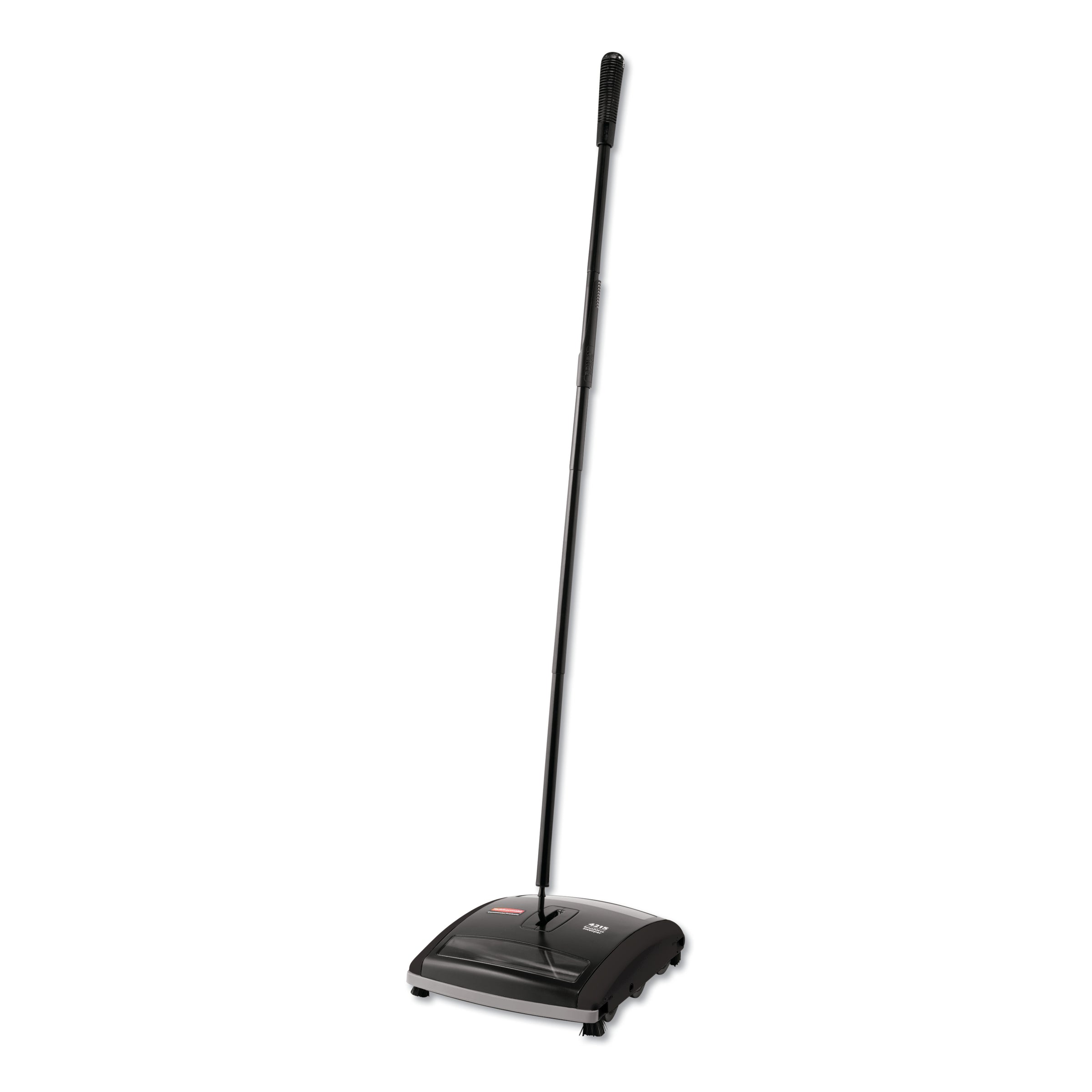 Brushless Mechanical Sweeper, 44'' Handle, Black/Yellow