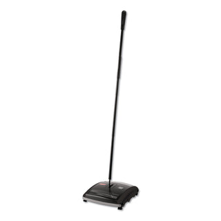 Brushless Mechanical Sweeper, 44'' Handle, Black/Yellow