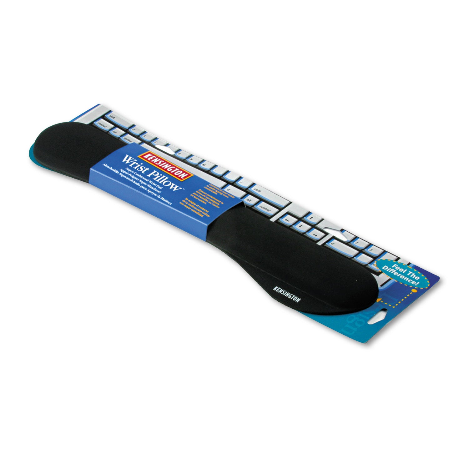 Wrist Pillow Foam Keyboard Wrist Rest, 20.75 x 5.68, Black - 