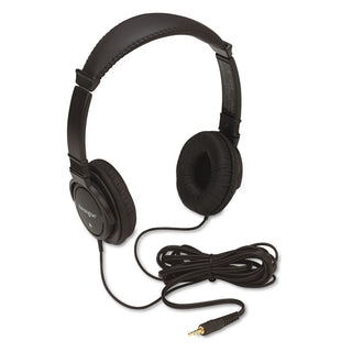 Hi-Fi Headphones, Plush Sealed Earpads, Black - 
