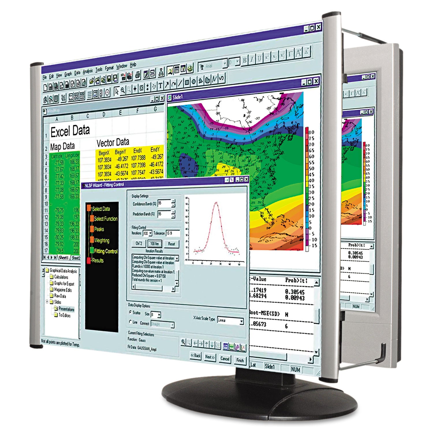 LCD Monitor Magnifier Filter for 15" Flat Panel Monitor - 