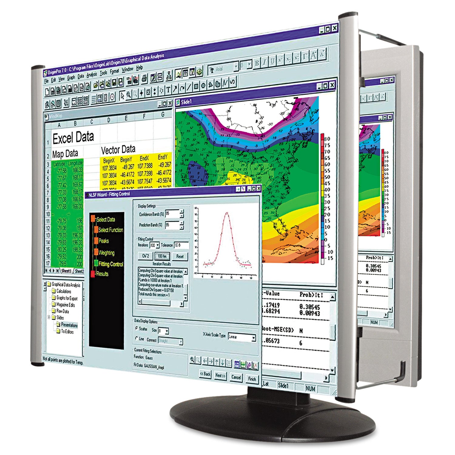 LCD Monitor Magnifier Filter for 17" Flat Panel Monitor - 