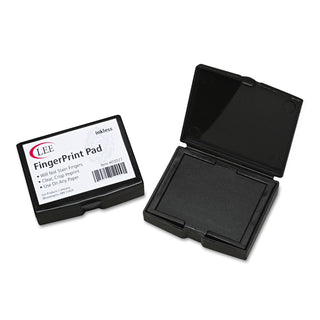 Inkless Fingerprint Pad, 2.25" x 1.75", Black - 
