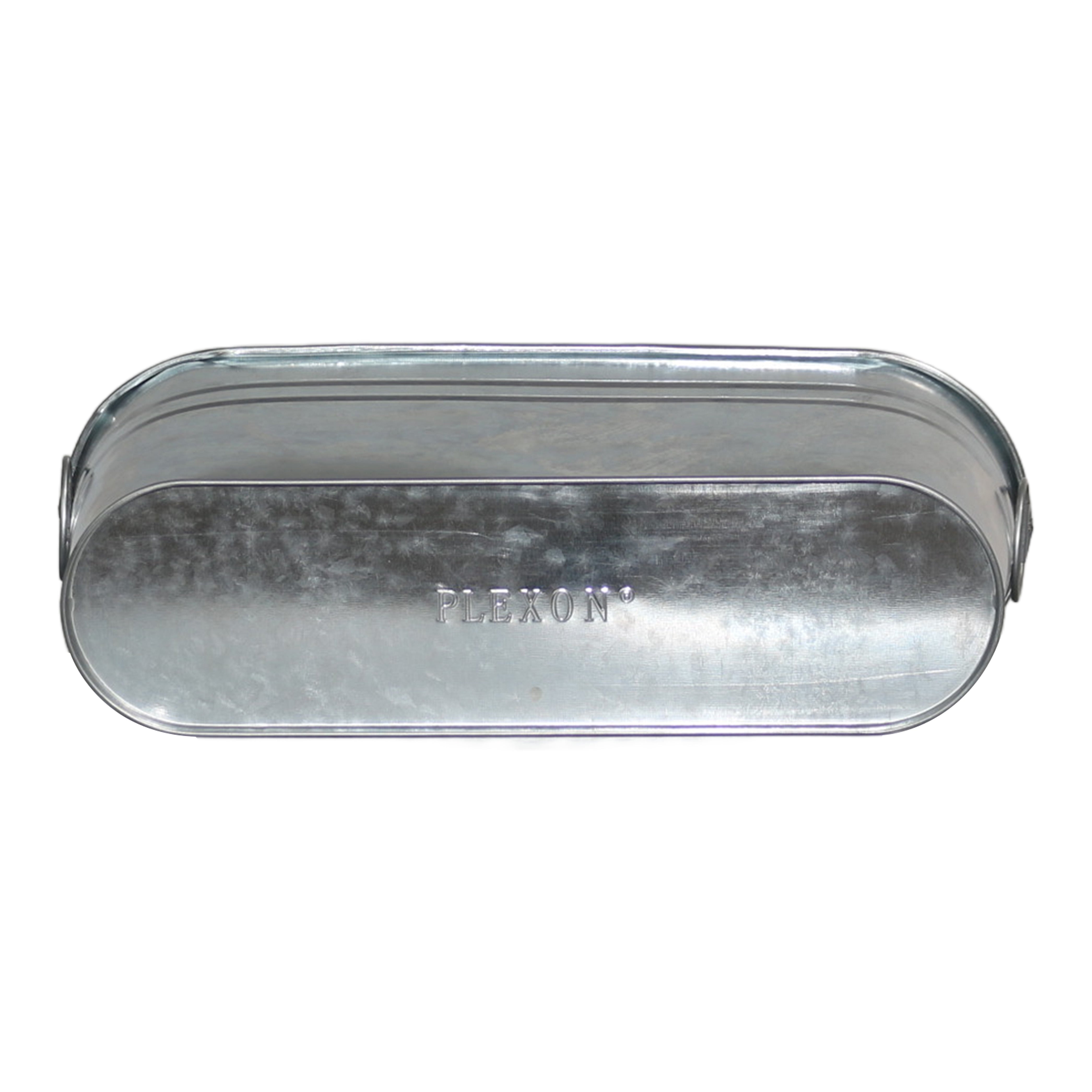 12 in Galvanized Metal Small Oval Planters Tub