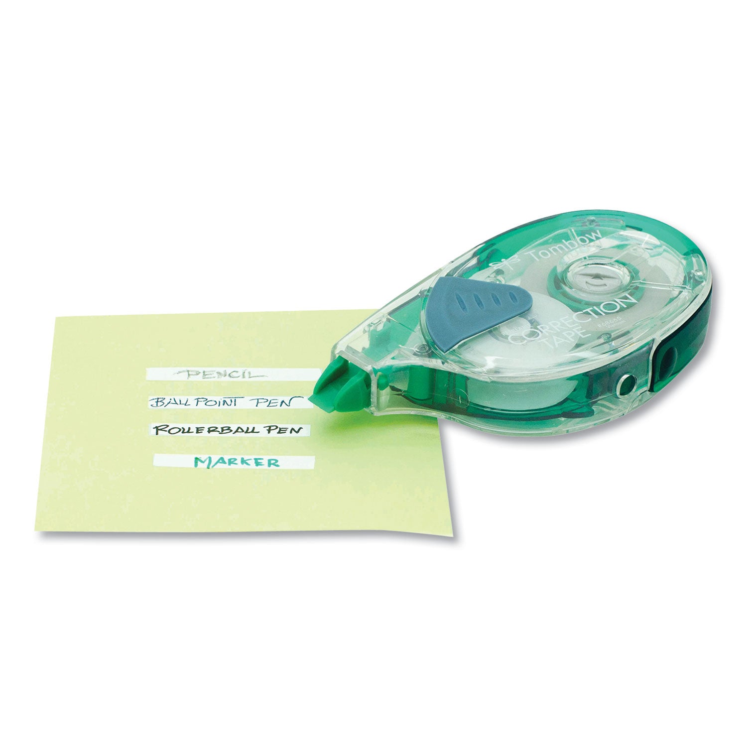 MONO Refillable Correction Tape, Clear Applicator, 0.17" x 472 - 