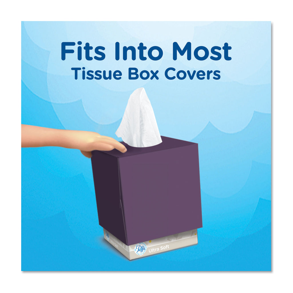 Ultra Soft Facial Tissue, 2-Ply, White, 56 Sheets/Box, 4 Boxes/Pack, 6 Packs/Carton