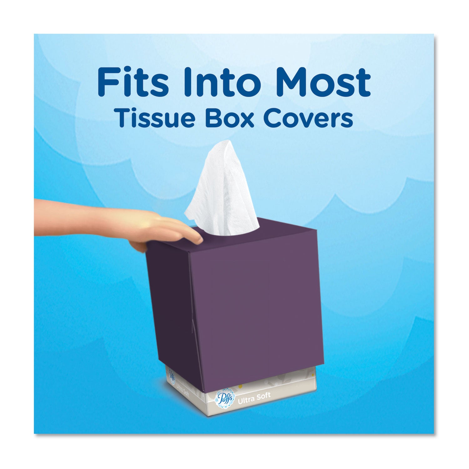 Ultra Soft Facial Tissue, 2-Ply, White, 56 Sheets/Box, 4 Boxes/Pack, 6 Packs/Carton