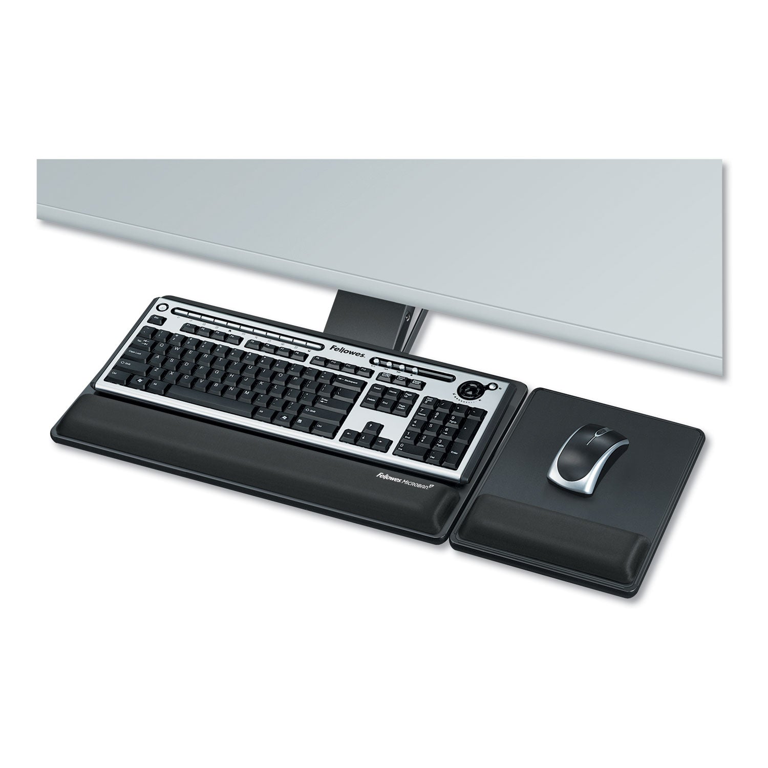 Designer Suites Premium Keyboard Tray, 19w x 10.63d, Black - 