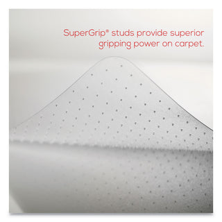 EconoMat Occasional Use Chair Mat, Low Pile Carpet, Roll, 46 x 60, Rectangle, Clear