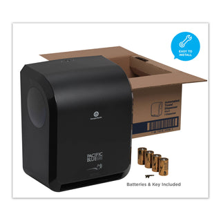 pacific-blue-ultra-paper-towel-dispenser-automated-129-x-9-x-168-black_gpc59590 - 4