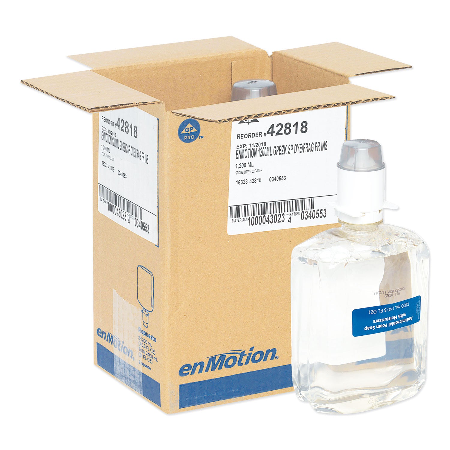 gp-enmotion-automated-touchless-antimicrobial-foam-soap-refill-unscented-1200-ml-2-carton_gpc42818 - 2