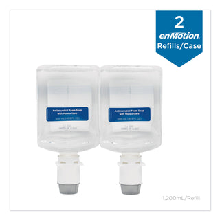 GP enMotion Automated Touchless Antimicrobial Foam Soap Refill, Unscented, 1,200 mL, 2/Carton