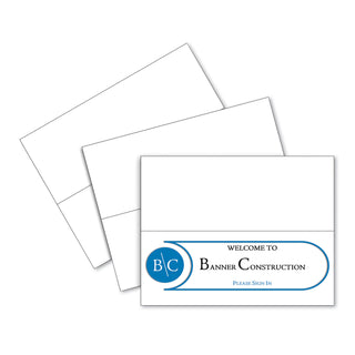Scored Tent Cards, 4.25 x 11, White,1 Card/Sheet, 50 Sheets/Box