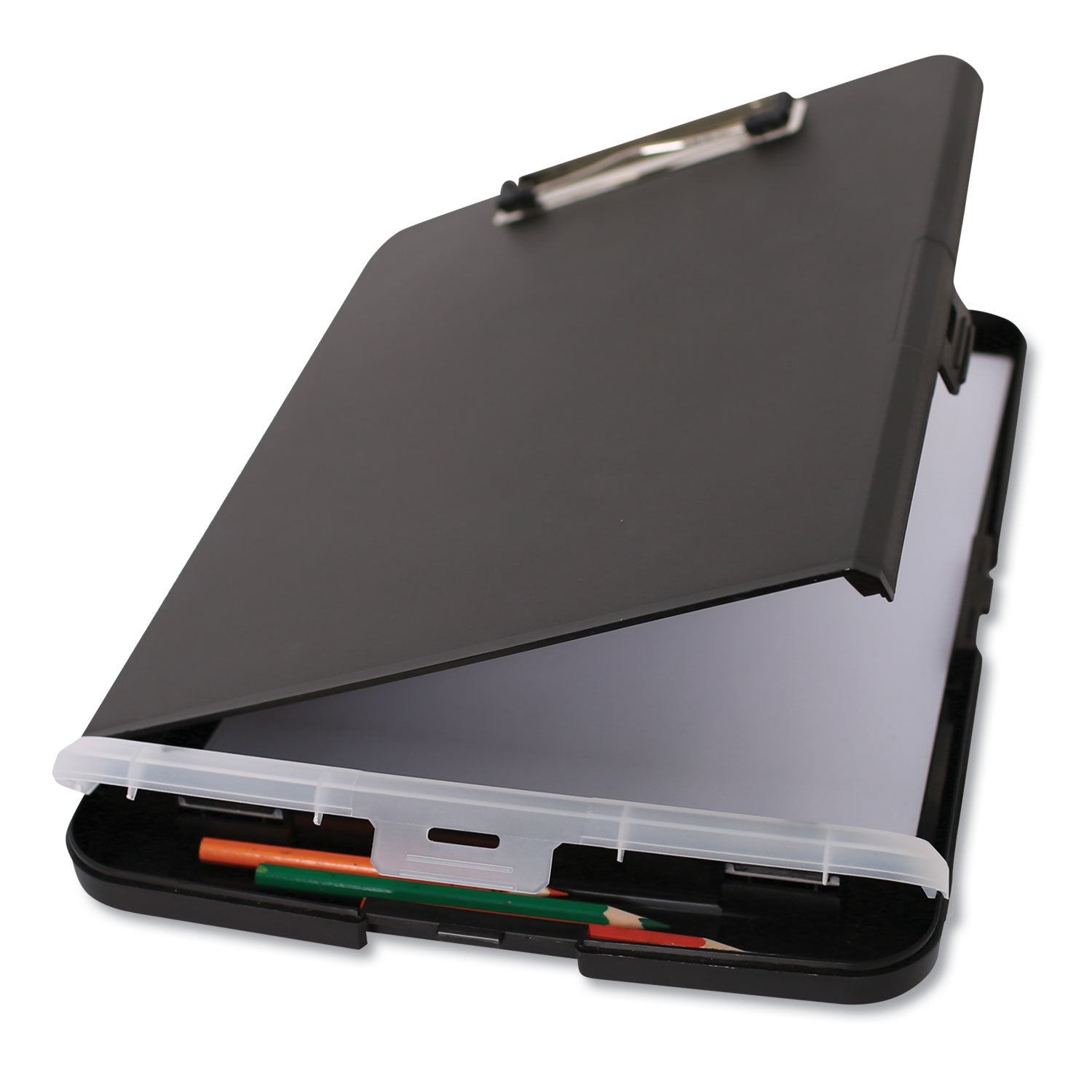 storage-clipboard-with-pen-compartment-05-clip-capacity-holds-85-x-11-sheets-black_unv40319 - 2