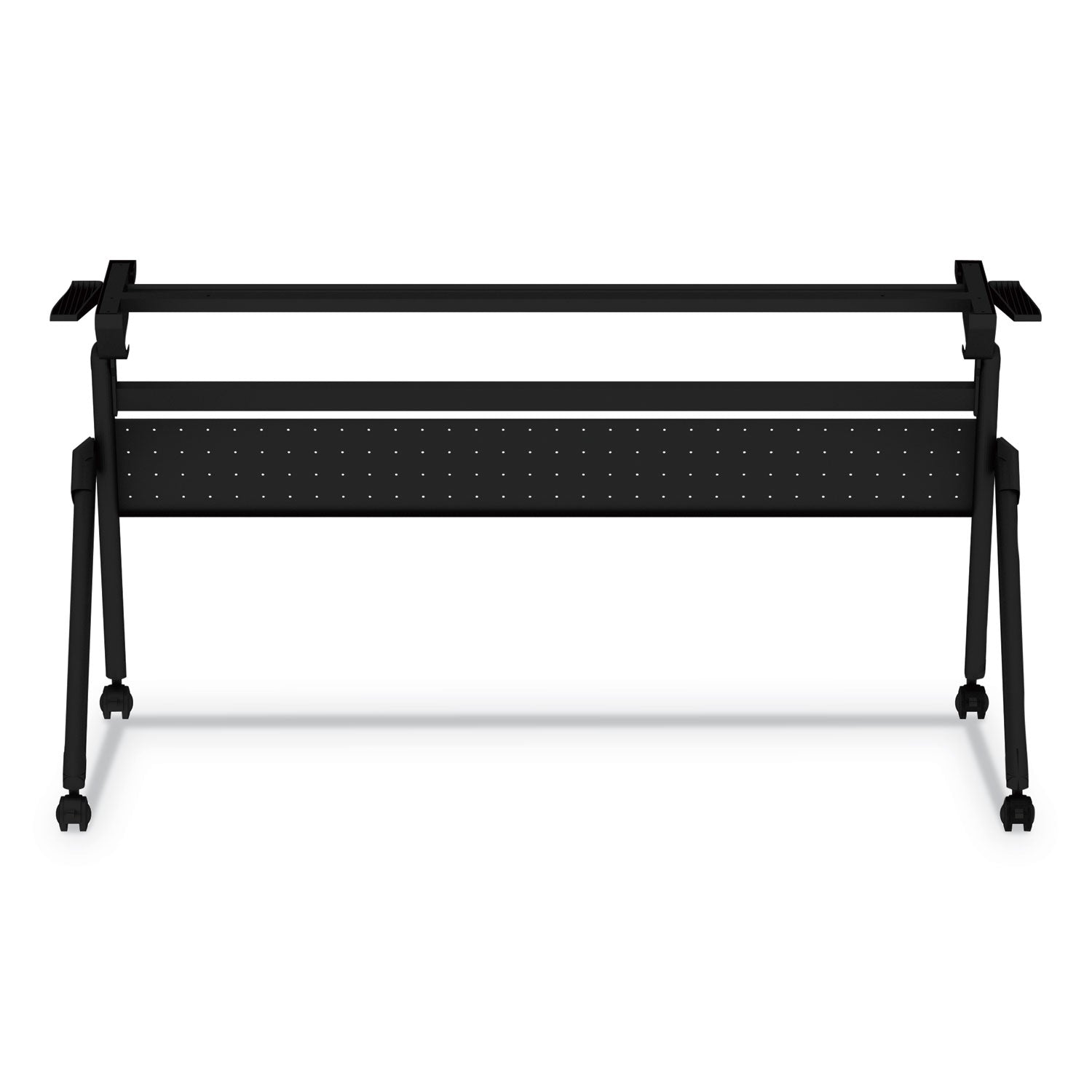 Flip and Nest Table Base, 55.88w x 23.63d x 28.5h, Black