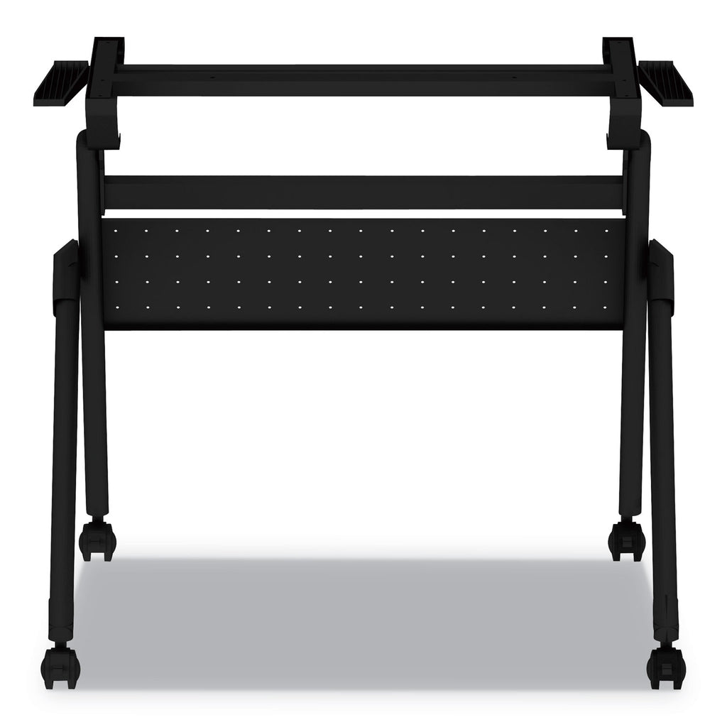 Flip and Nest Table Base, 32.25w x 23.63d x 28.5h, Black