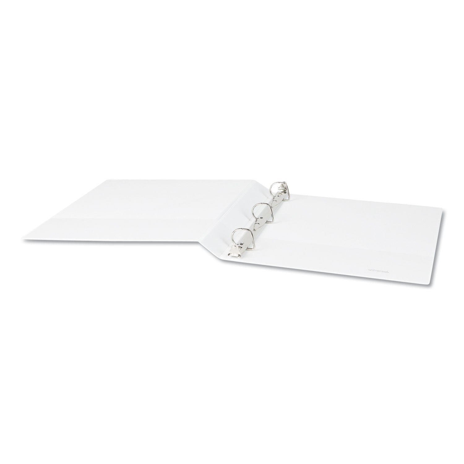 Slant D-Ring View Binder, 3 Rings, 1" Capacity, 11 x 8.5, White, 4/Pack